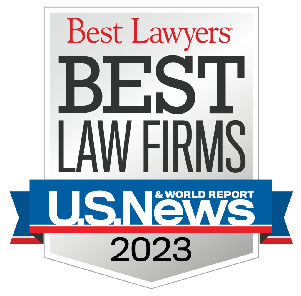 This image has an empty alt attribute; its file name is Best-Law-Firms-Standard-Badge-3-1024x1009.png